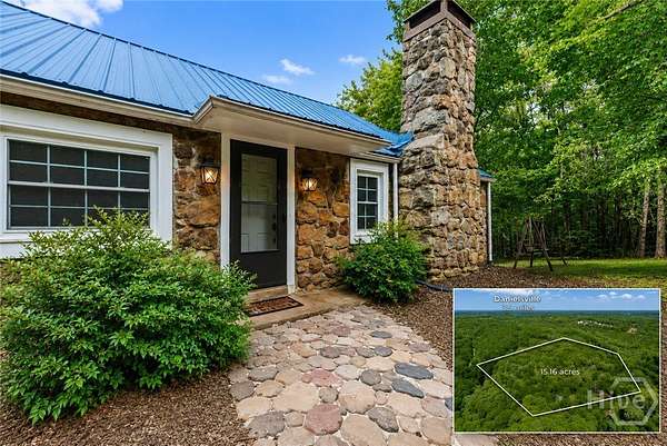15.2 Acres of Land with Home for Sale in Danielsville, Georgia