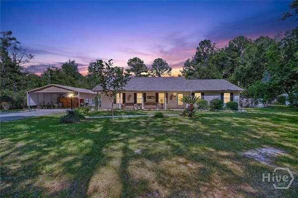 5.55 Acres of Land with Home for Sale in Guyton, Georgia