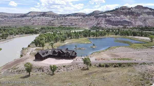 36.4 Acres of Recreational Land with Home for Sale in La Barge, Wyoming