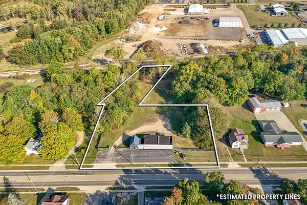 2 Acres of Improved Commercial Land for Sale in Quincy, Michigan