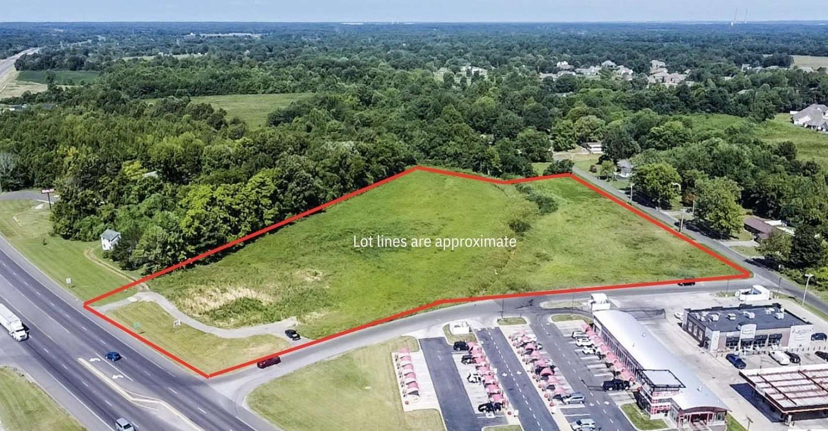 5.16 Acres of Commercial Land for Lease in Paducah, Kentucky