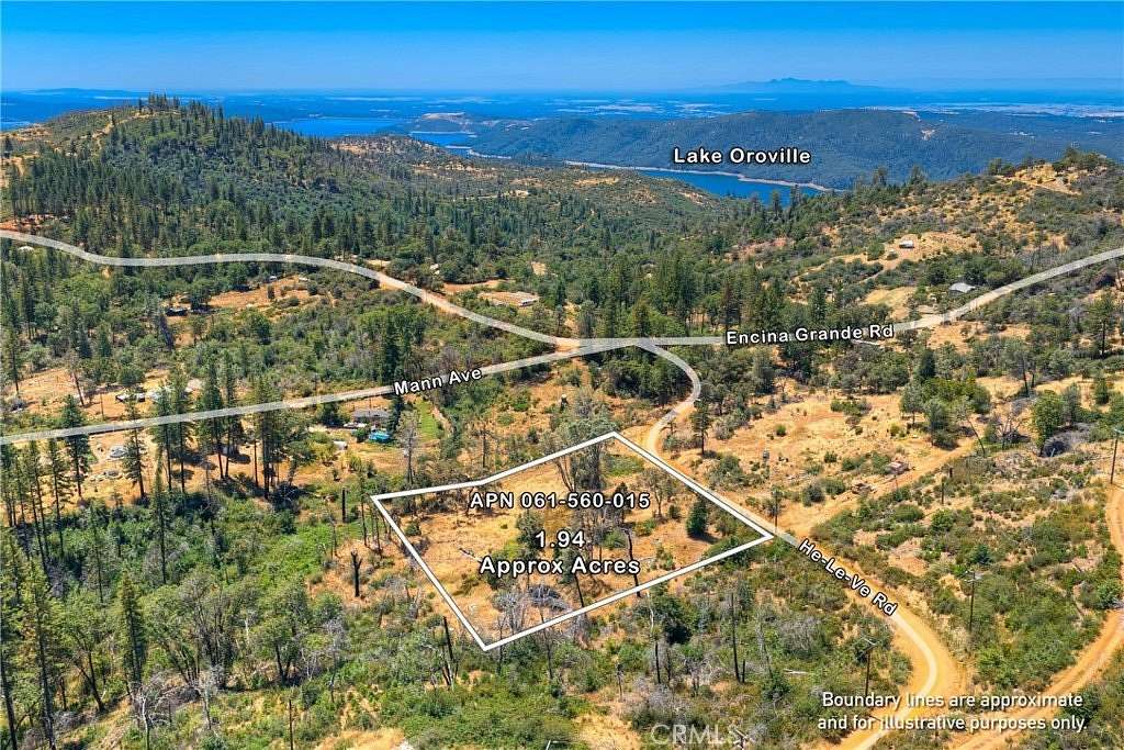 2 Acres of Residential Land for Sale in Berry Creek, California