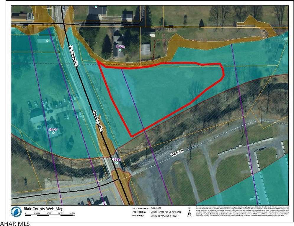 2.33 Acres of Residential Land for Sale in Newry, Pennsylvania