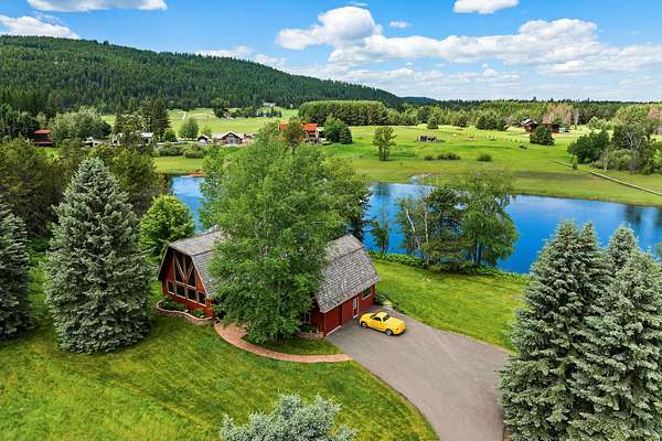 4.14 Acres of Land with Home for Sale in Bigfork, Montana