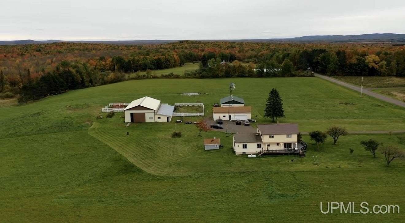 40 Acres of Land with Home for Sale in Ironwood, Michigan