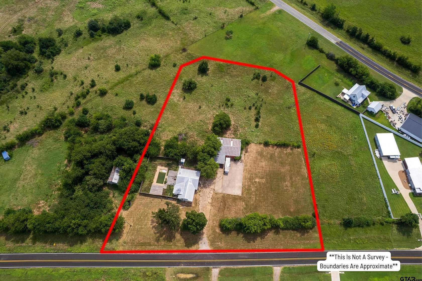 3 Acres of Land with Home for Sale in Sulphur Springs, Texas