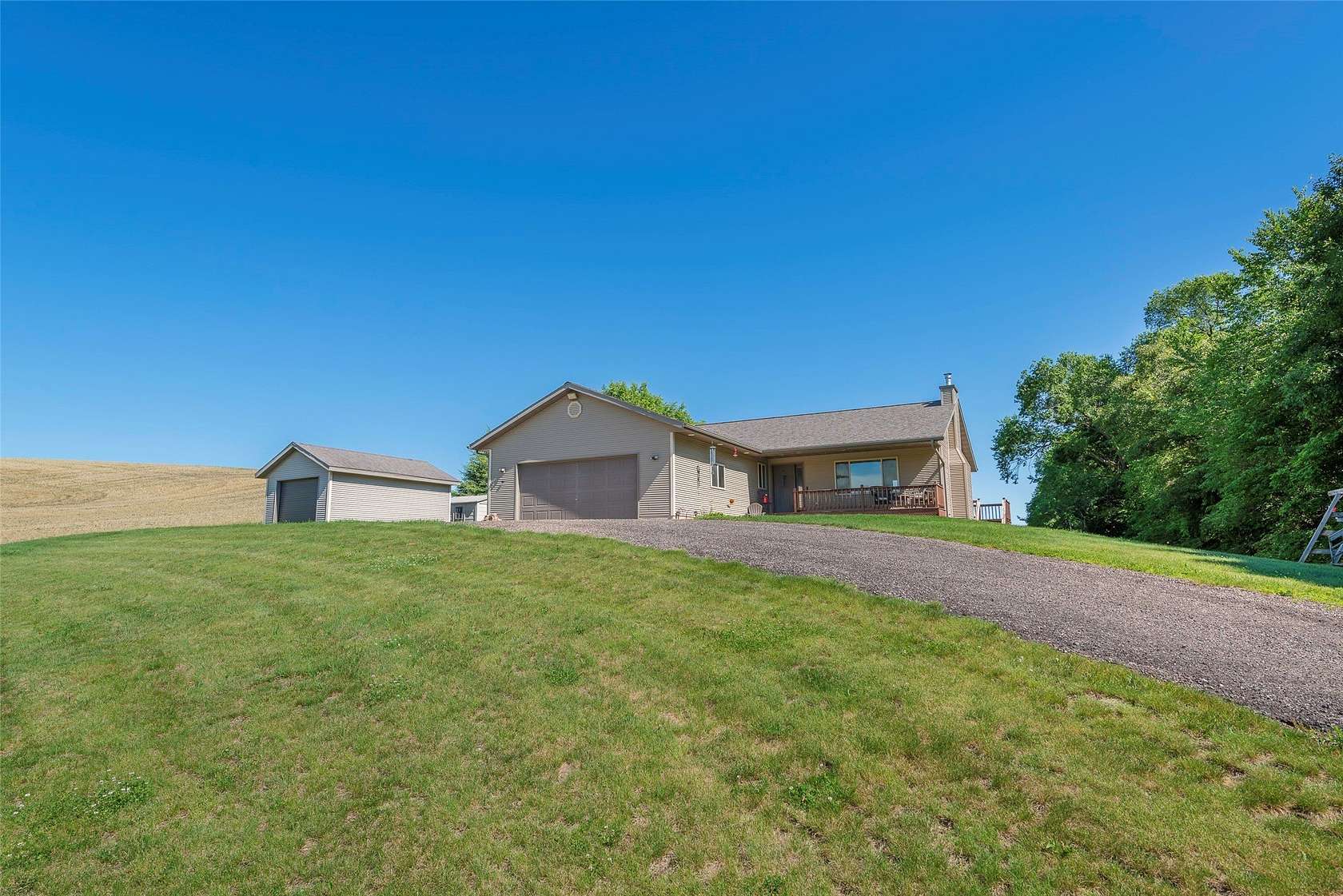 2 Acres of Land with Home for Sale in Durand, Wisconsin