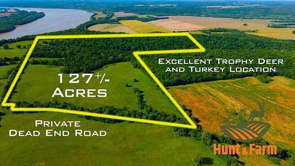 127 Acres of Recreational Land for Sale in Golconda, Illinois