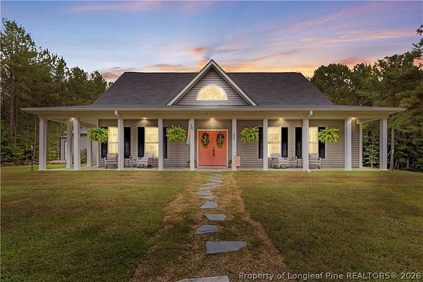 16.3 Acres of Recreational Land with Home for Sale in Sanford, North Carolina