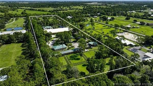 11.7 Acres of Land with Home for Sale in Palm City, Florida