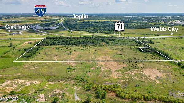 30 Acres of Mixed-Use Land for Sale in Carterville, Missouri