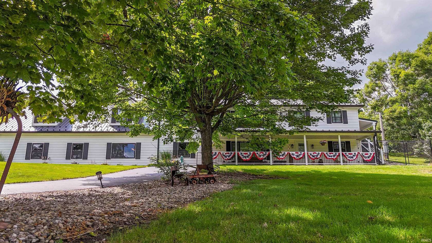 5 Acres of Land with Home for Sale in Huntington, Indiana
