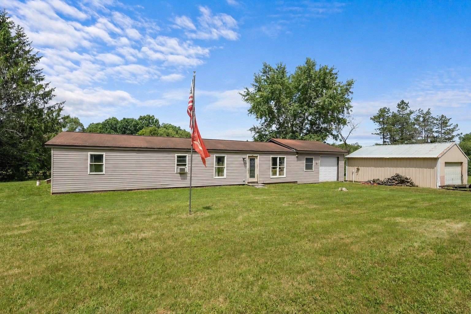 16 Acres of Recreational Land with Home for Sale in Titusville, Pennsylvania