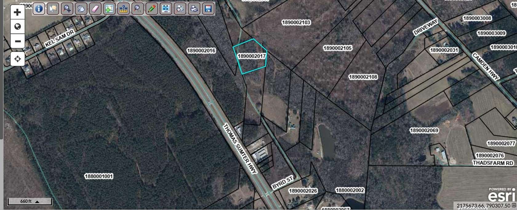 4 Acres of Residential Land for Sale in Dalzell, South Carolina