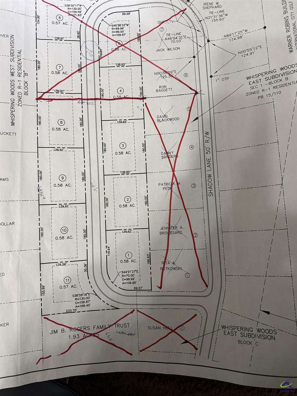 5 Acres of Residential Land for Sale in Warner Robins, Georgia