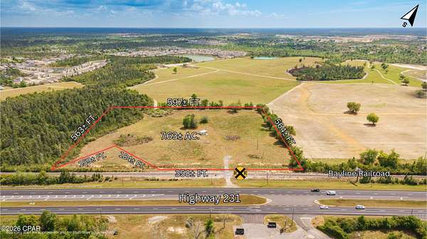 7.36 Acres of Commercial Land for Sale in Panama City, Florida