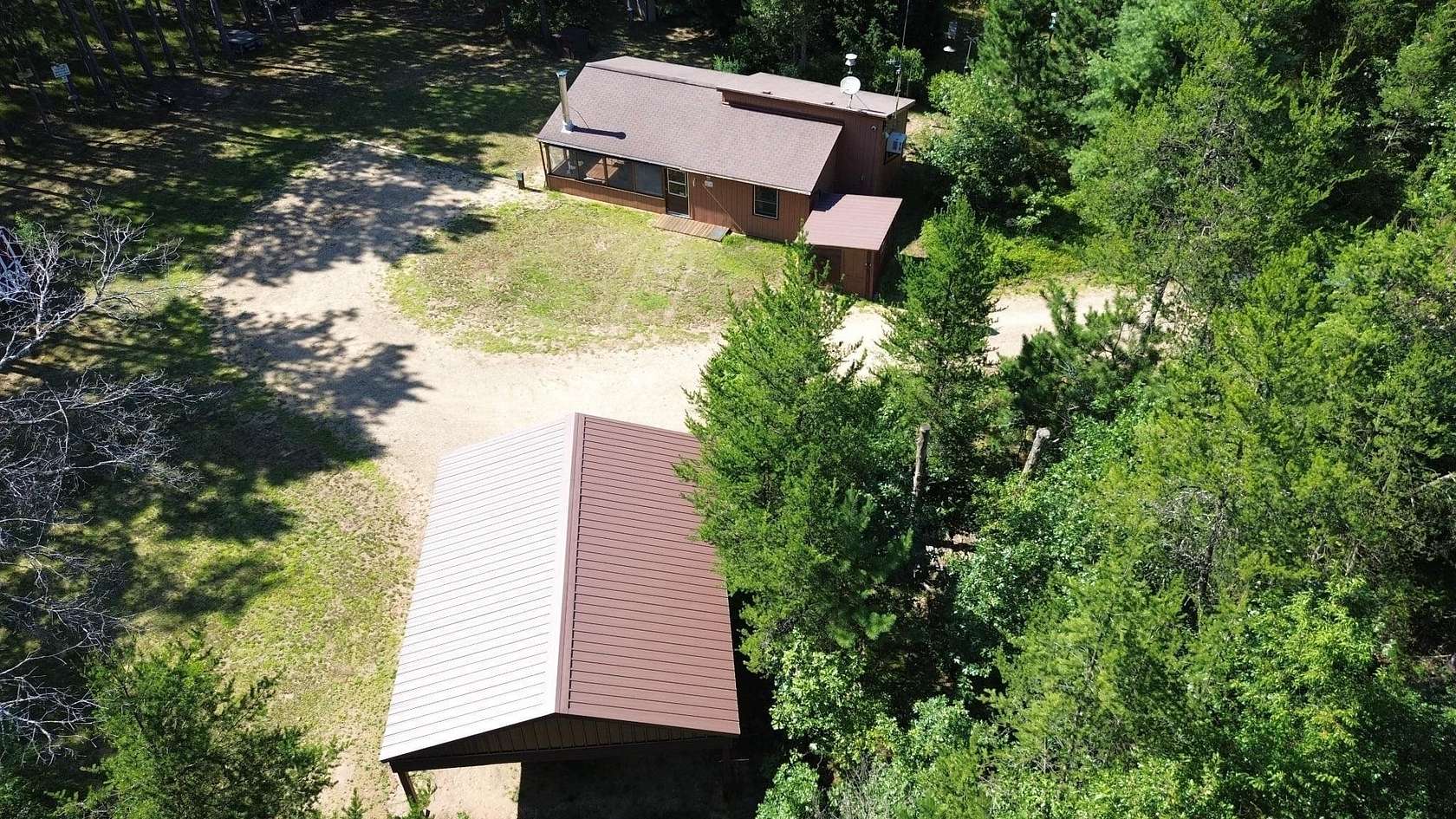 10 Acres of Recreational Land with Home for Sale in New Lisbon, Wisconsin