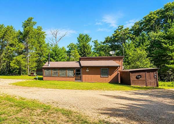 10 Acres of Recreational Land with Home for Sale in New Lisbon, Wisconsin