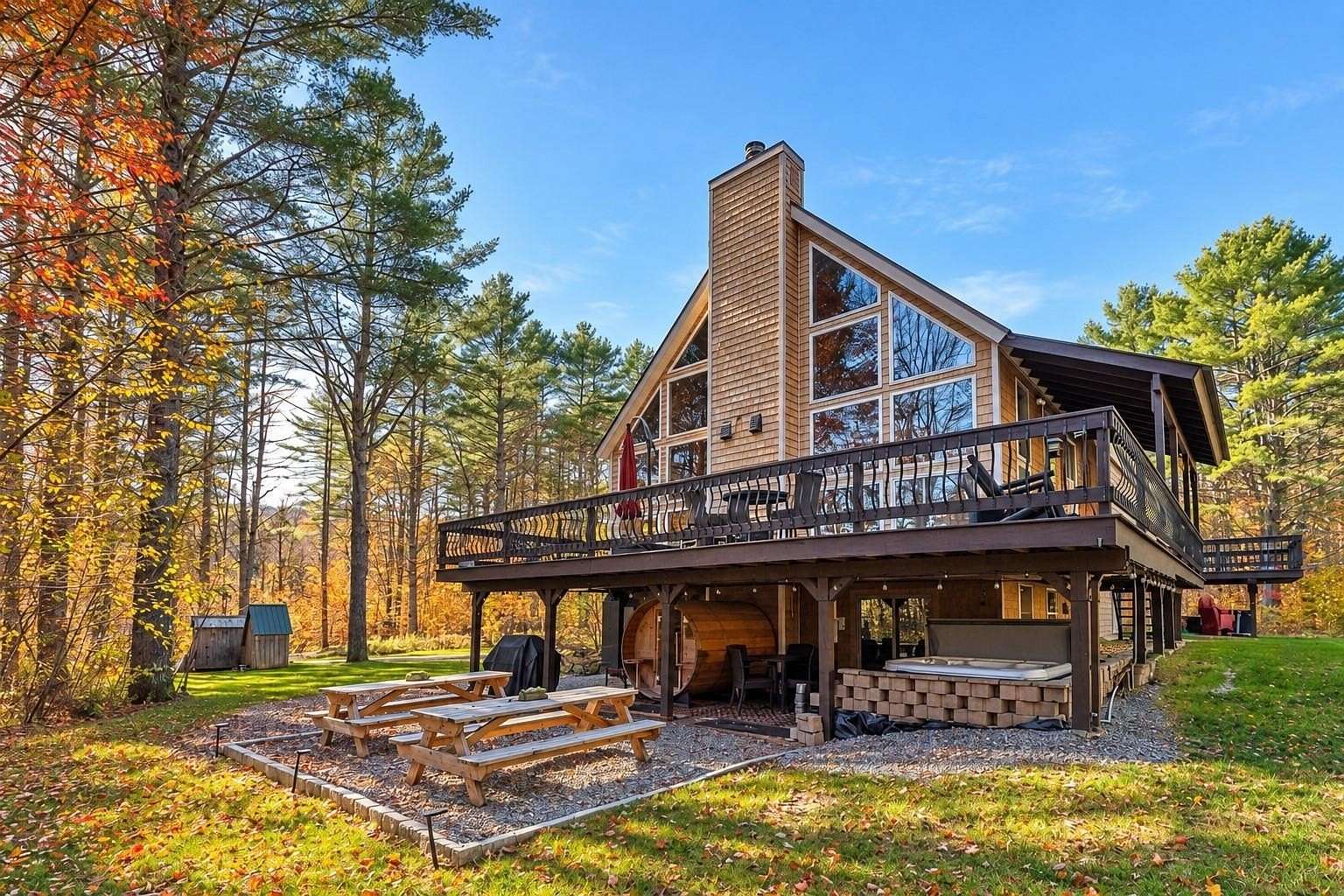 11.1 Acres of Land with Home for Sale in Jamaica, Vermont