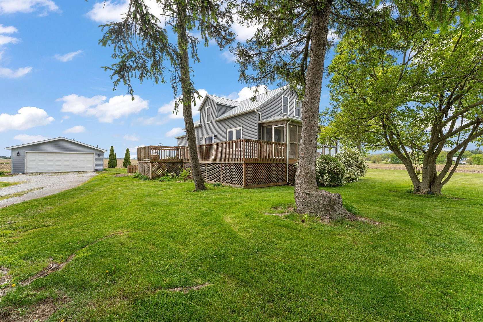 7.32 Acres of Land with Home for Sale in Valparaiso, Indiana