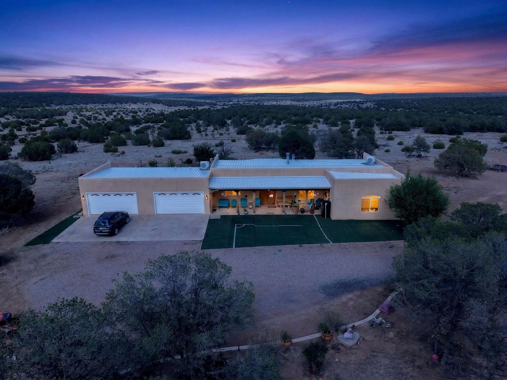 13.6 Acres of Land with Home for Sale in Edgewood, New Mexico