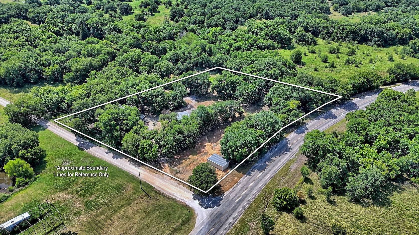 3.69 Acres of Land with Home for Sale in Bowie, Texas