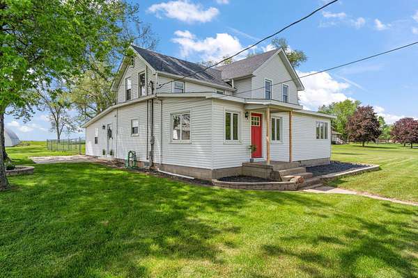 8.68 Acres of Land with Home for Sale in Cedar Lake, Indiana