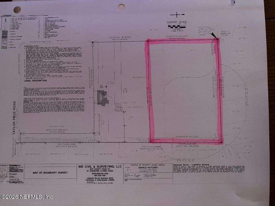 7 Acres of Residential Land for Sale in Jacksonville, Florida