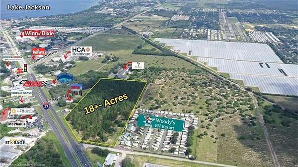 18.8 Acres of Commercial Land for Sale in Sebring, Florida