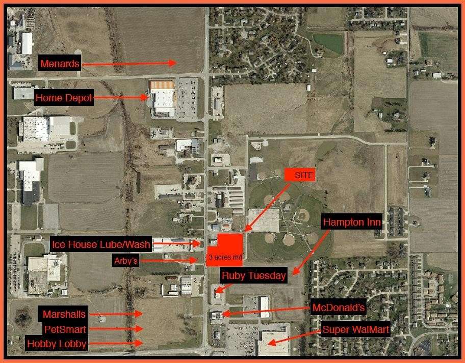 3 Acres of Commercial Land for Sale in Kirksville, Missouri