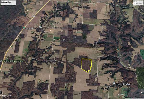 73 Acres of Recreational Land for Sale in Madison, Indiana
