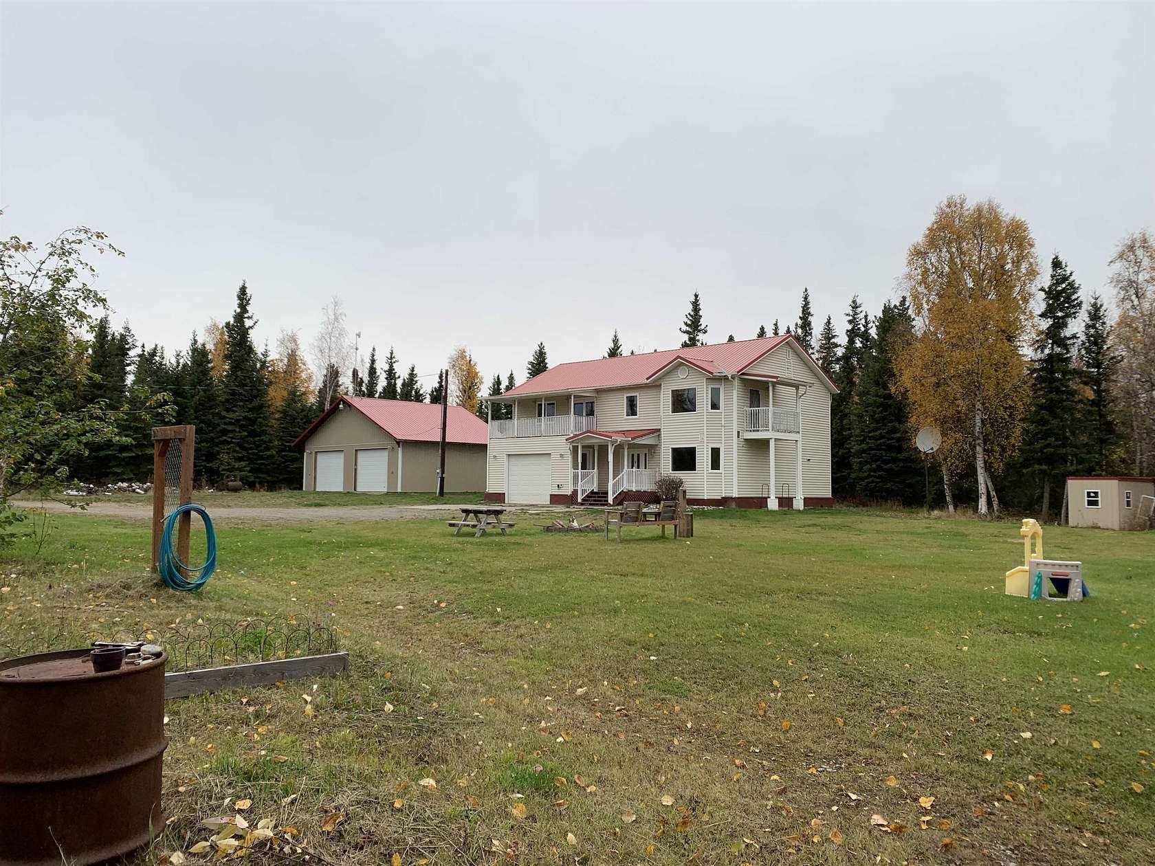 1.6 Acres of Land with Home for Sale in Delta Junction, Alaska