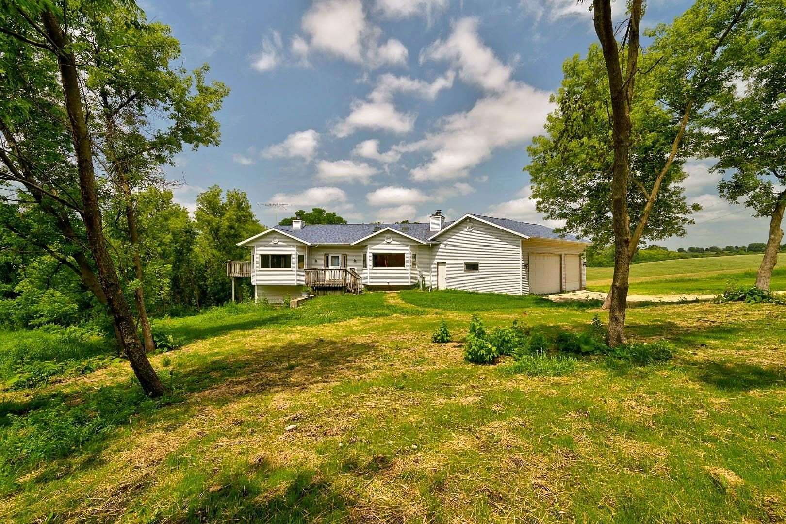 9.4 Acres of Land with Home for Sale in Mount Horeb, Wisconsin