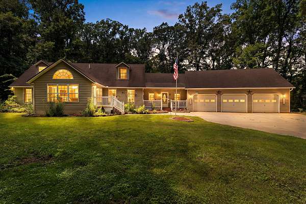 6.15 Acres of Land with Home for Sale in La Porte, Indiana