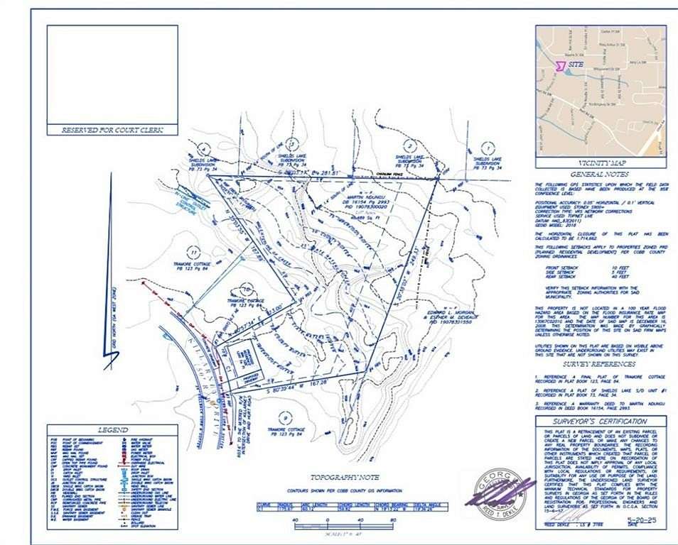 1 Acre of Residential Land for Sale in Marietta, Georgia