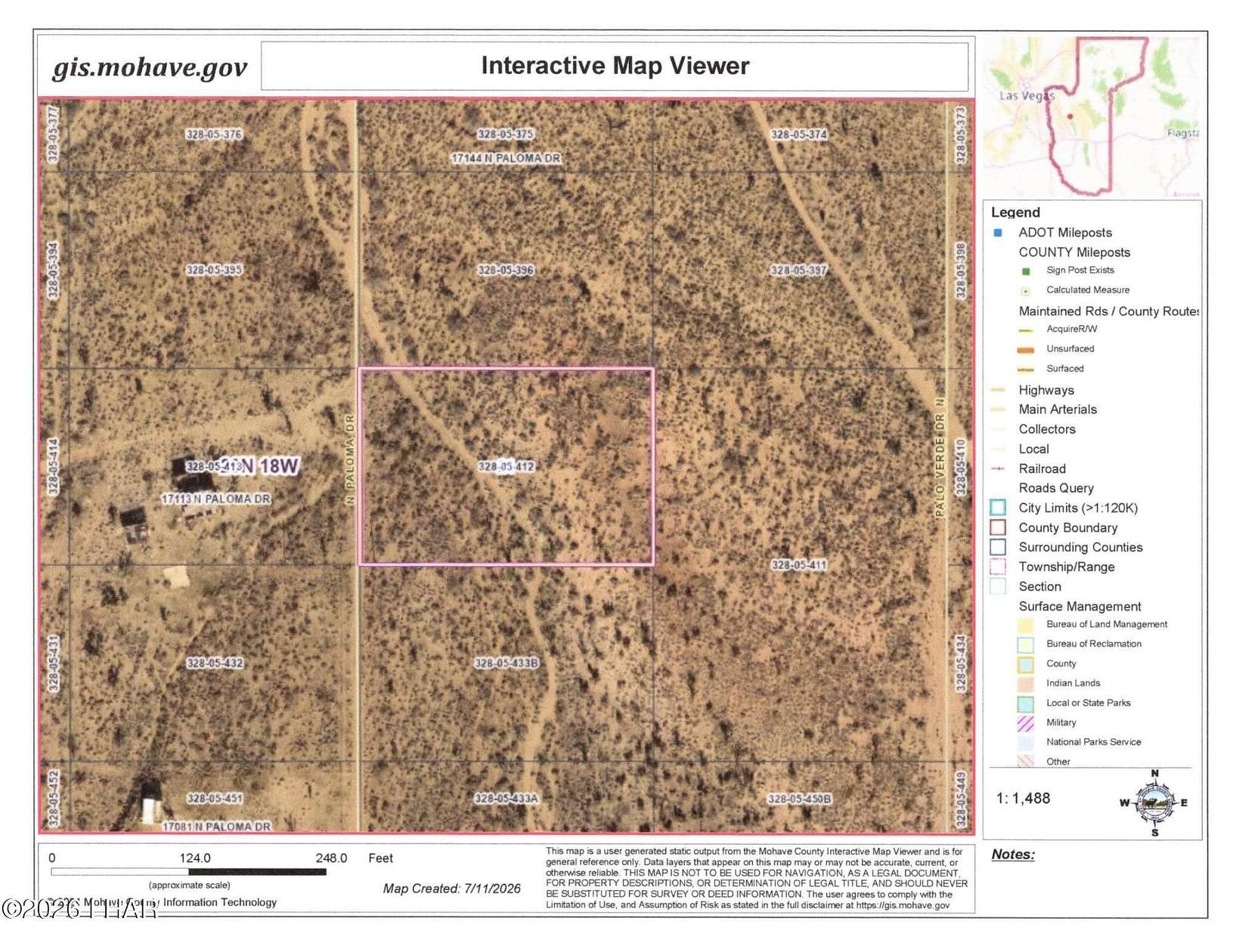 1 Acre of Residential Land for Sale in Dolan Springs, Arizona