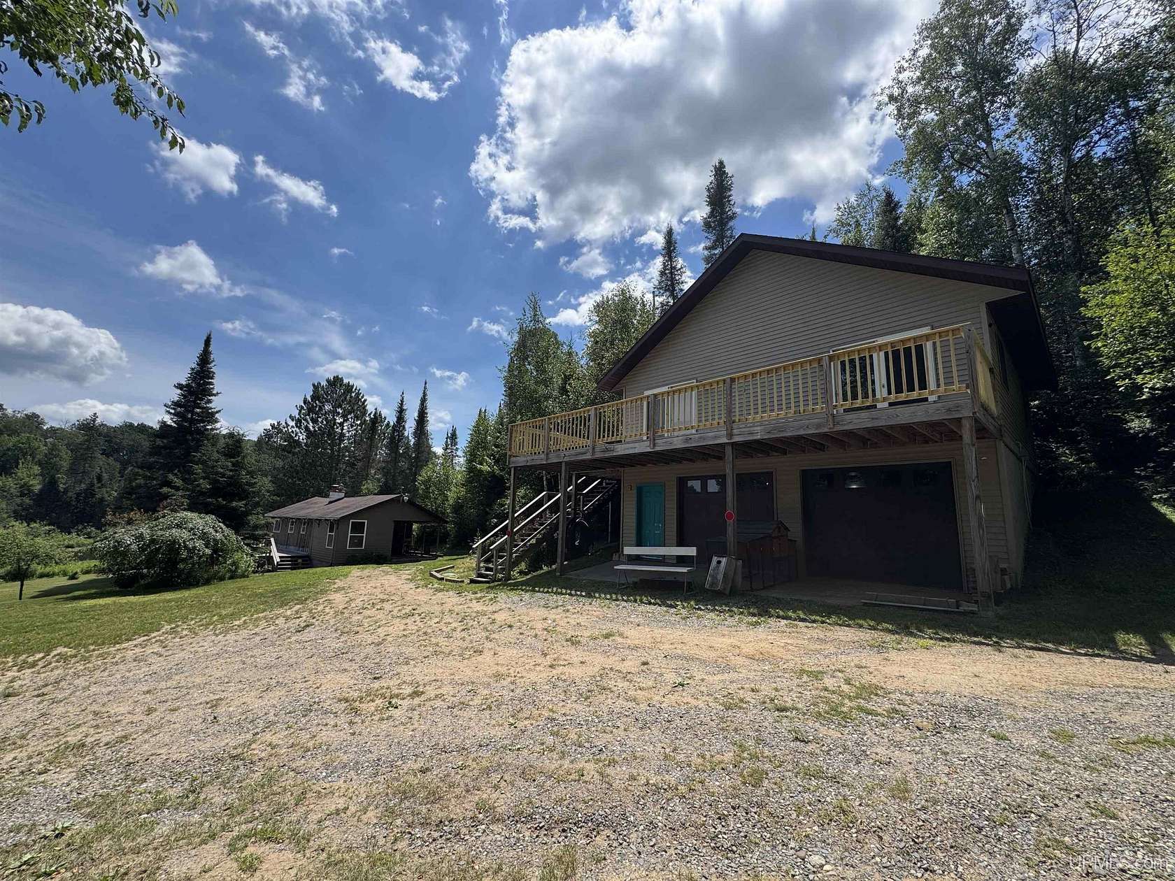 3.8 Acres of Land with Home for Sale in Crystal Falls, Michigan