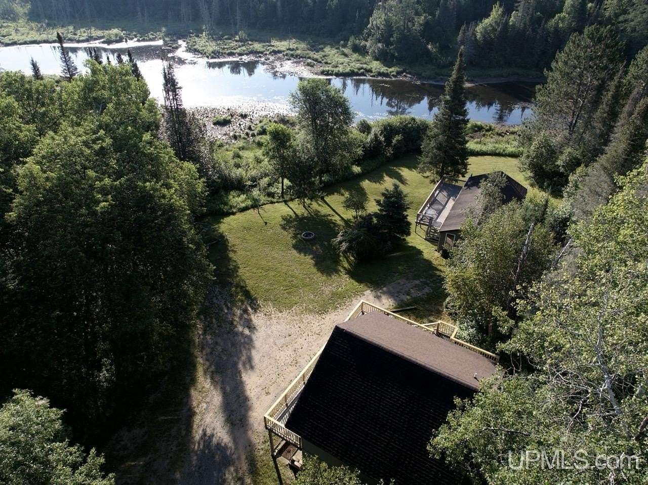 3.8 Acres of Land with Home for Sale in Crystal Falls, Michigan