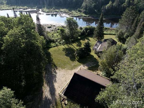 3.8 Acres of Land with Home for Sale in Crystal Falls, Michigan