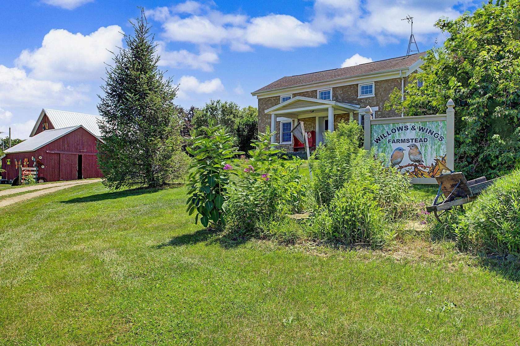 8.58 Acres of Land with Home for Sale in Stockton, Illinois