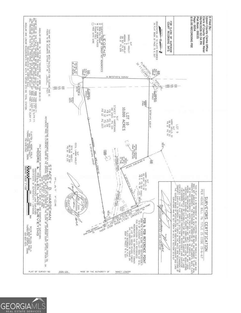 10 Acres of Residential Land for Sale in Thomaston, Georgia