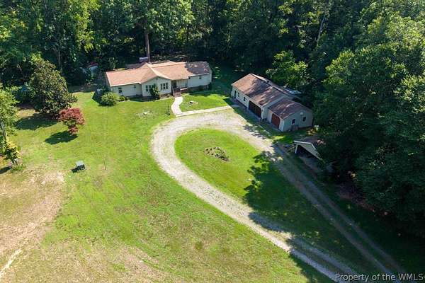 4.9 Acres of Land with Home for Sale in Mechanicsville, Virginia