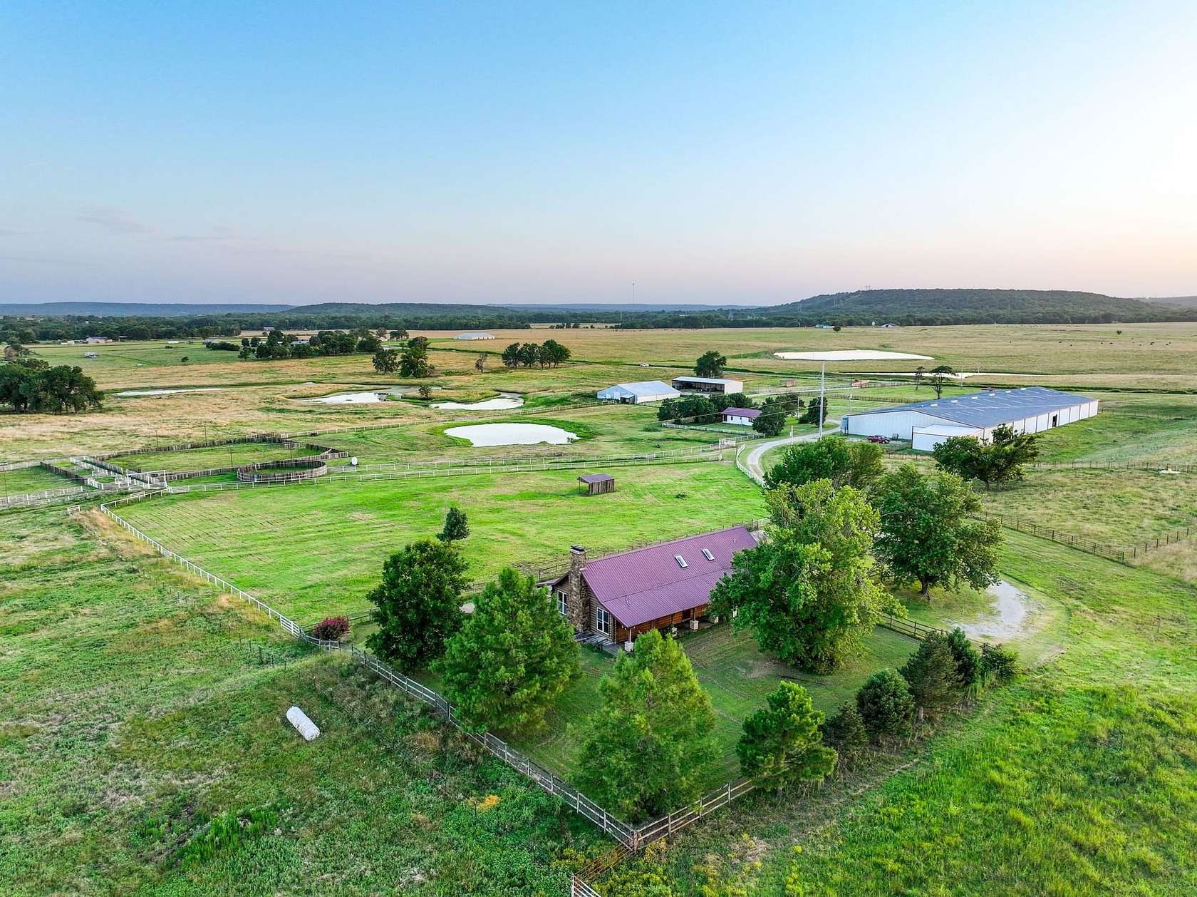 151 Acres of Land with Home for Sale in Sperry, Oklahoma