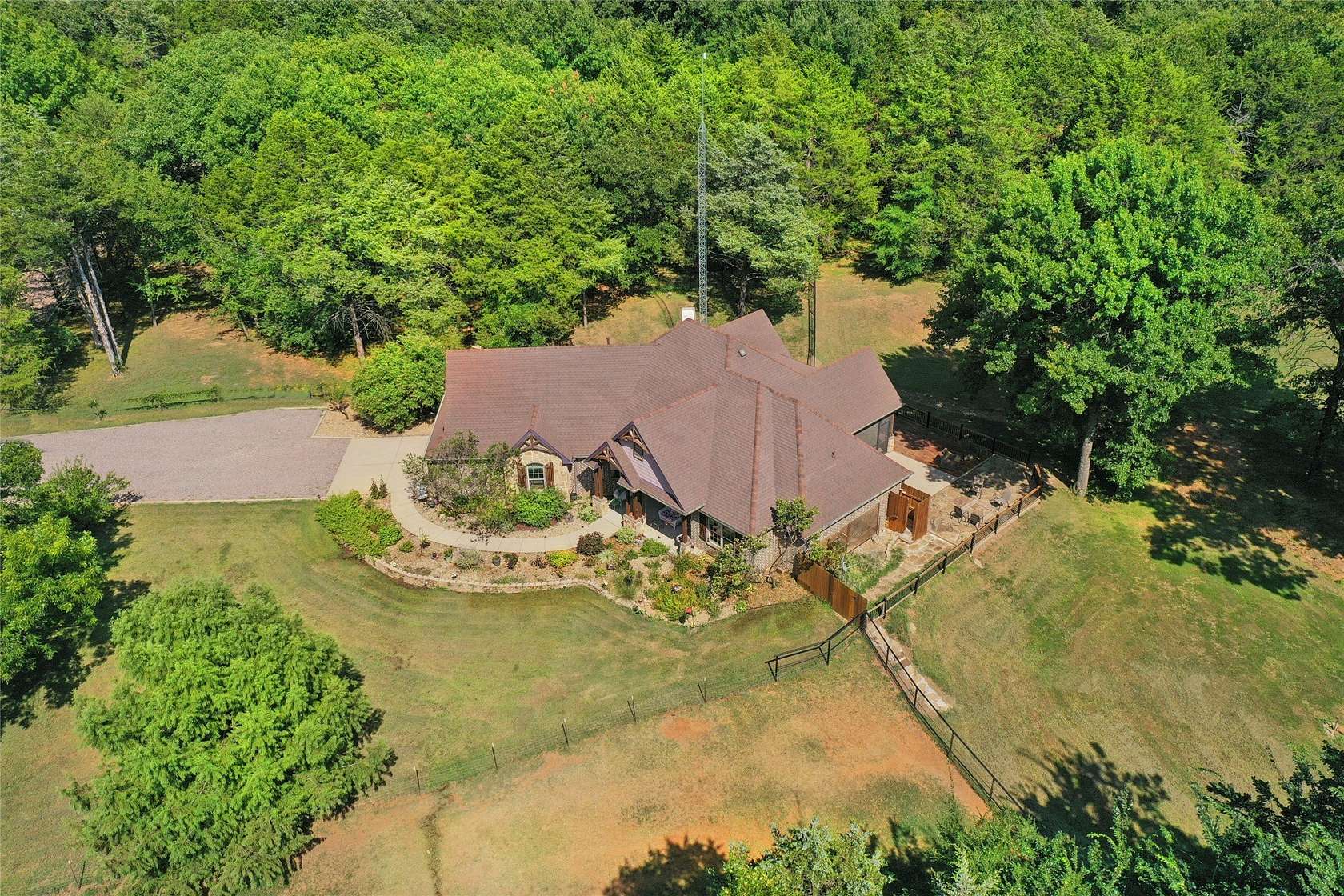 11.6 Acres of Land with Home for Sale in Sadler, Texas