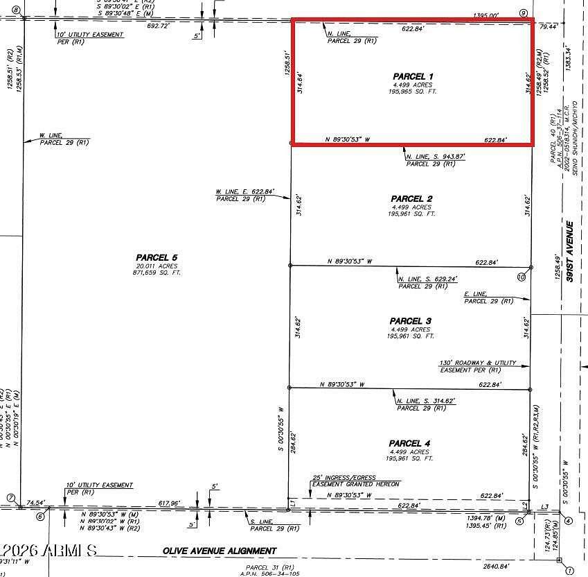 4.5 Acres of Residential Land for Sale in Tonopah, Arizona