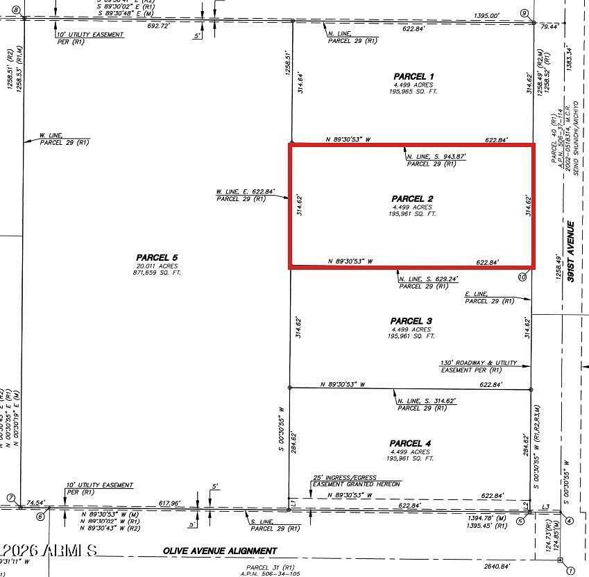 4.5 Acres of Residential Land for Sale in Tonopah, Arizona