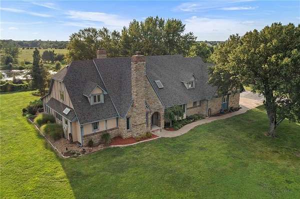 38.6 Acres of Agricultural Land with Home for Sale in Edgerton, Kansas
