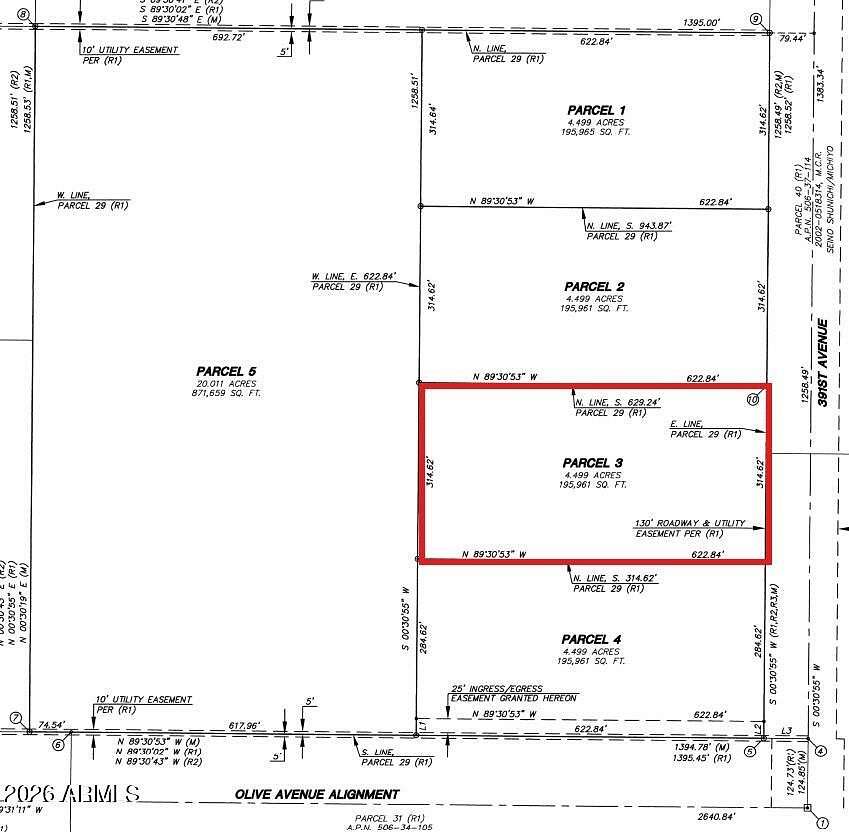 4.5 Acres of Residential Land for Sale in Tonopah, Arizona