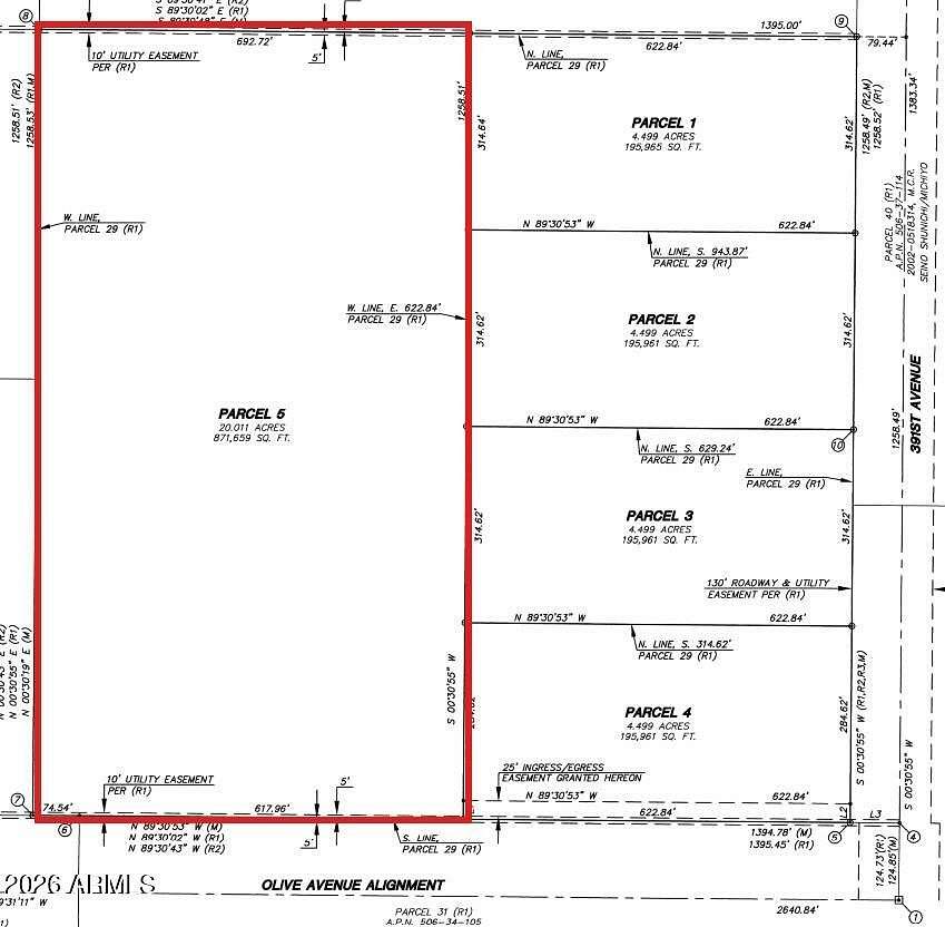20 Acres of Land for Sale in Tonopah, Arizona