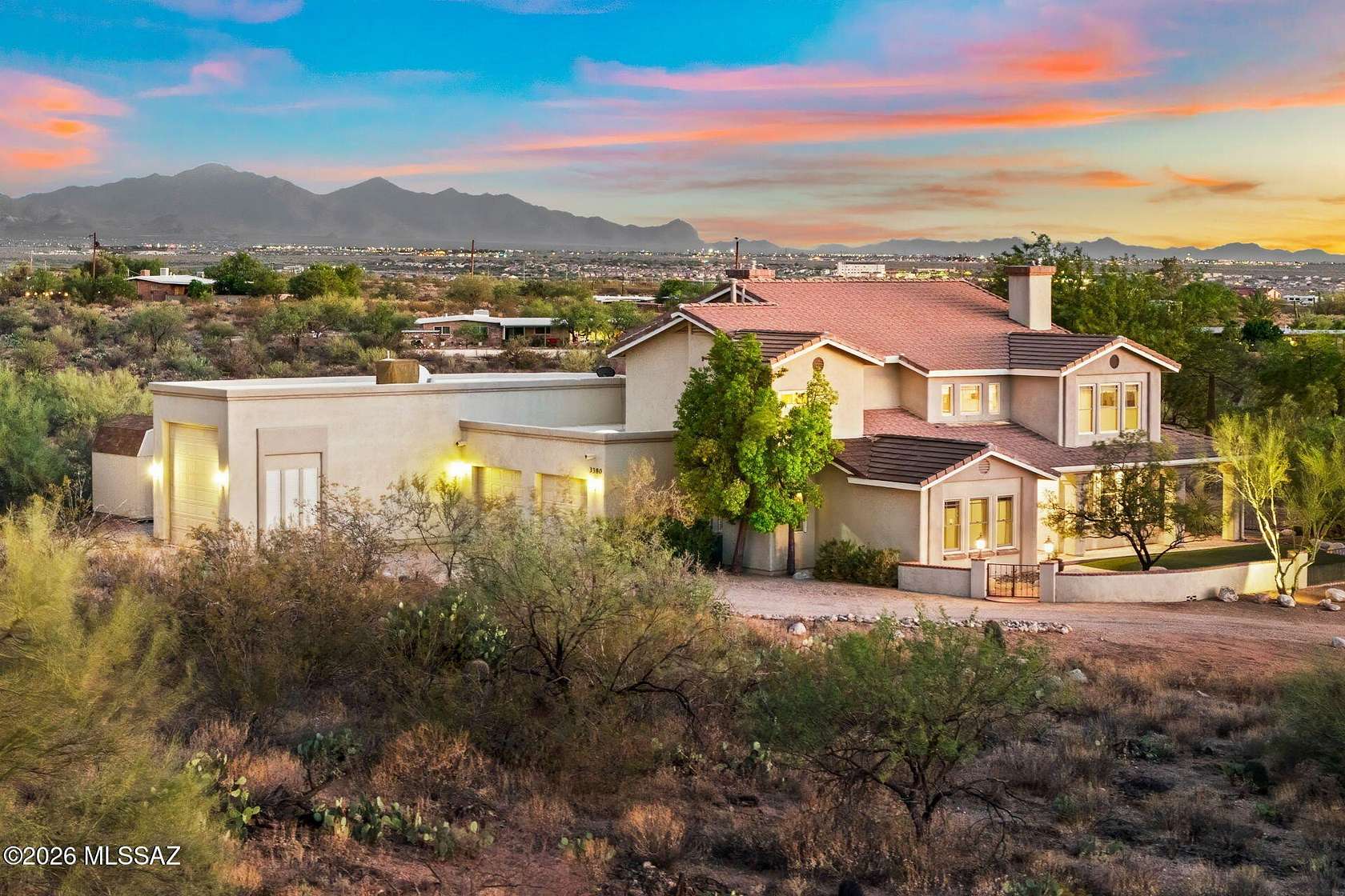 8.2 Acres of Land with Home for Sale in Tucson, Arizona